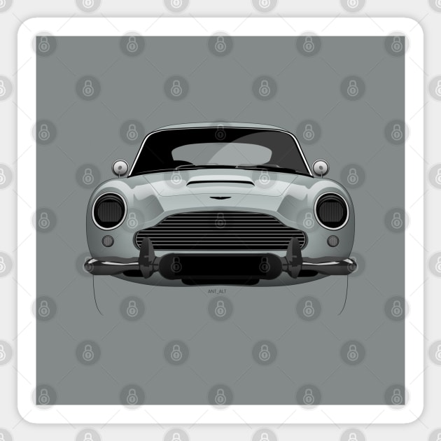 DB5 Sticker by Four Wheels Illustrations